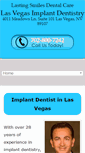 Mobile Screenshot of lasvegasimplantdentistry.com